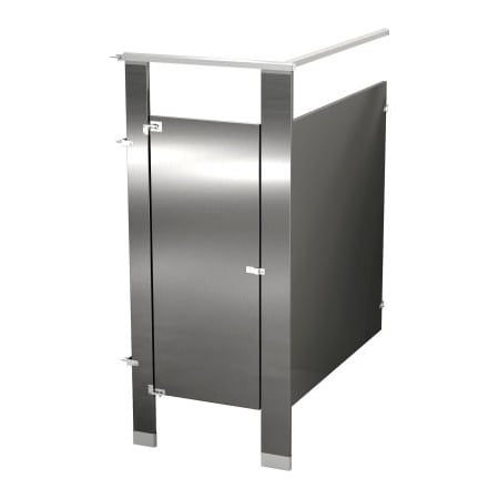 Bradley Bradley Stainless Steel 36" Wide Complete In-Corner Compartment, Satin Brushed - IC13660-SS IC13660-SS